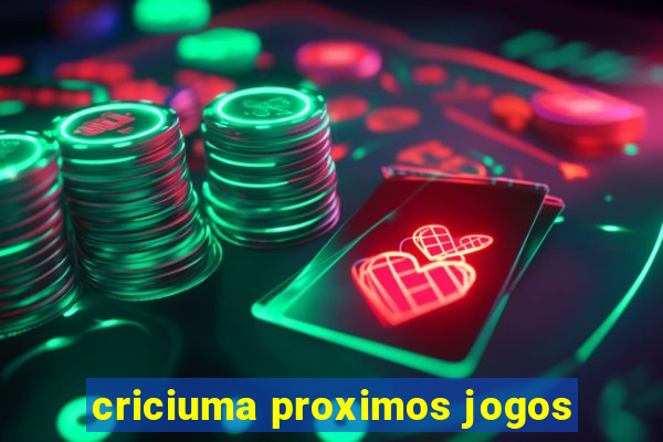 criciuma proximos jogos